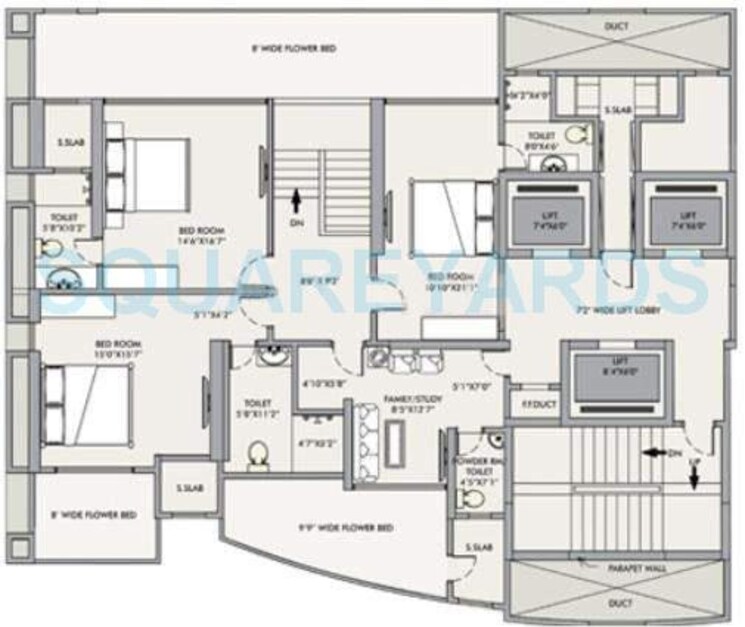 Other, rna-mirage 5 Bedroom 3450 Sq.Ft. Apartment In Worli Mumbai 8995846