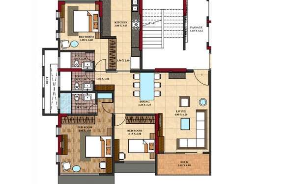 rodium xczar apartment 3 bhk 1400sqft 20224106174131