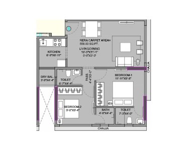  2 BHK Apartment at Roha Vatika, Kurla East – for Rent