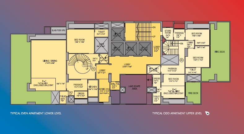 rohan lifescapes aashiana apartment 4 bhk 5500sqft 20214123174133