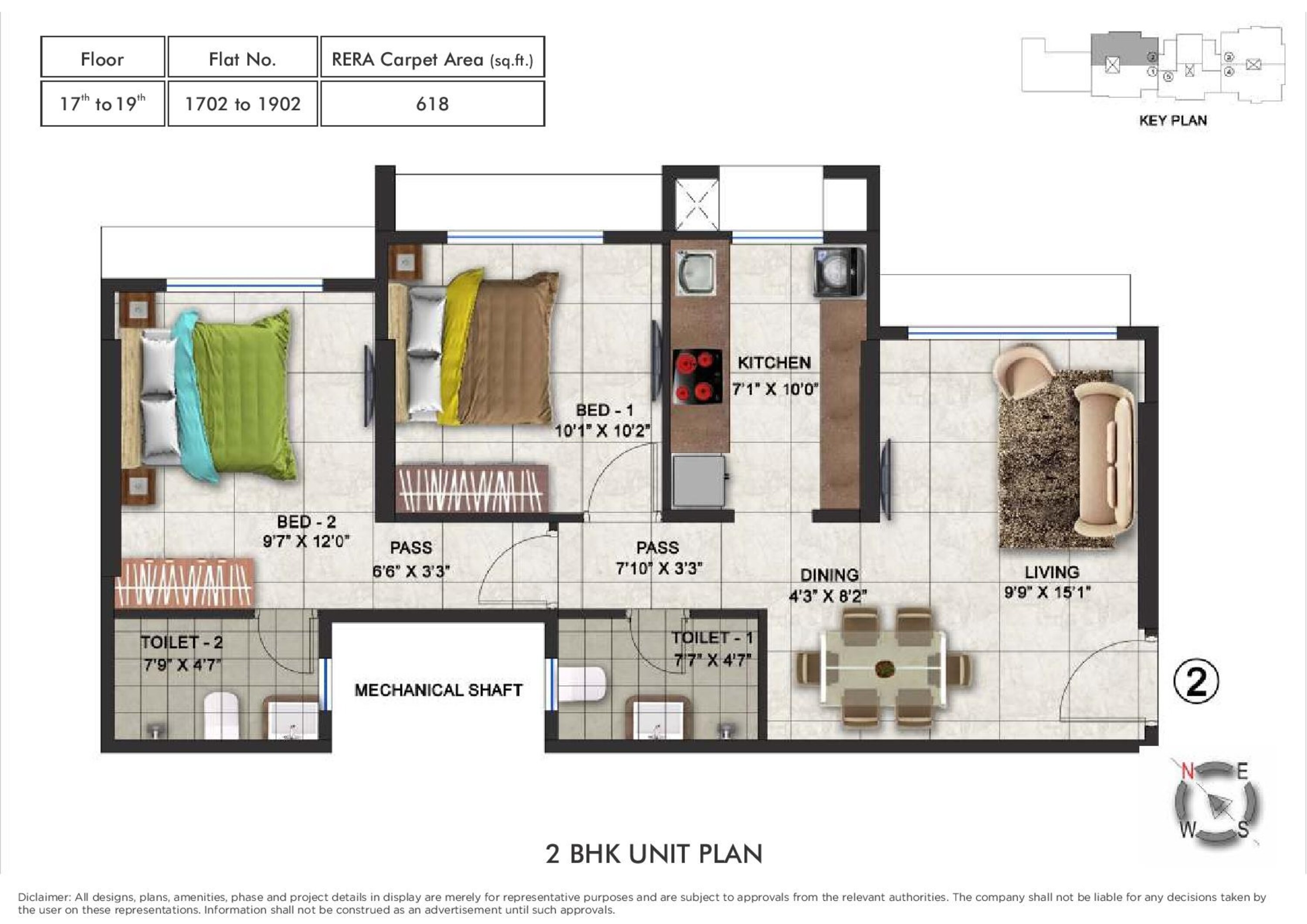 romell vasanthi apartment 2 bhk 618sqft 20231311181350