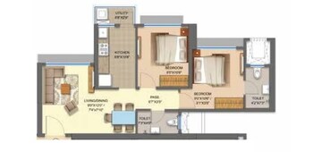  2 BHK Apartment at Runwal Avenue, Kanjurmarg East – for Sale