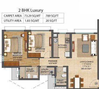 2 BHK Apartment For Resale in Runwal Bliss Kanjurmarg East Mumbai  8128143