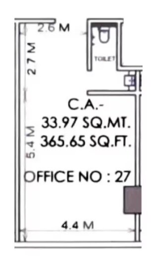 365 Sq. Ft. Office Space