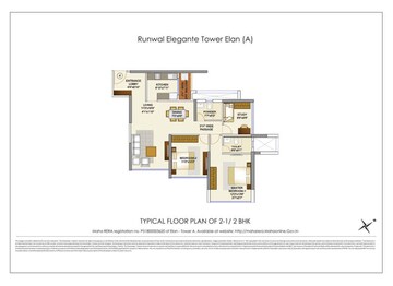  2 BHK Apartment at RNA NG Eclat, Andheri West – for Rent