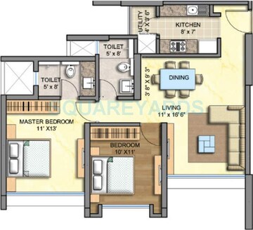  2 BHK Apartment at Runwal Greens, Mulund West – for Sale