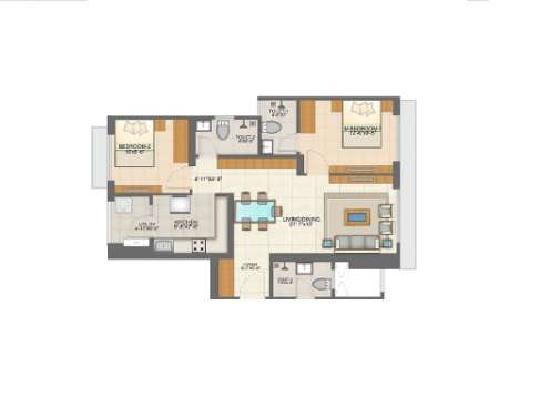 runwal pinnacle apartment 2 bhk 606sqft 20221328171343