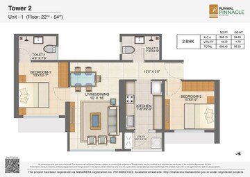  2 BHK Apartment at Runwal Pinnacle, Mulund West – for Sale