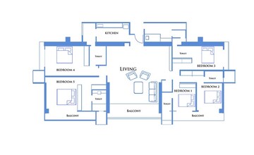  5 BHK Apartment at Runwal Raaya, Worli – for Sale