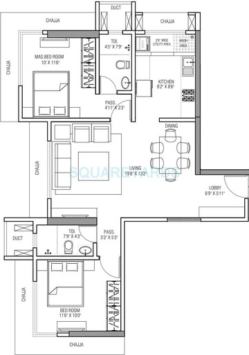  2 BHK Apartment at Runwal Serene, Govandi East – for Sale