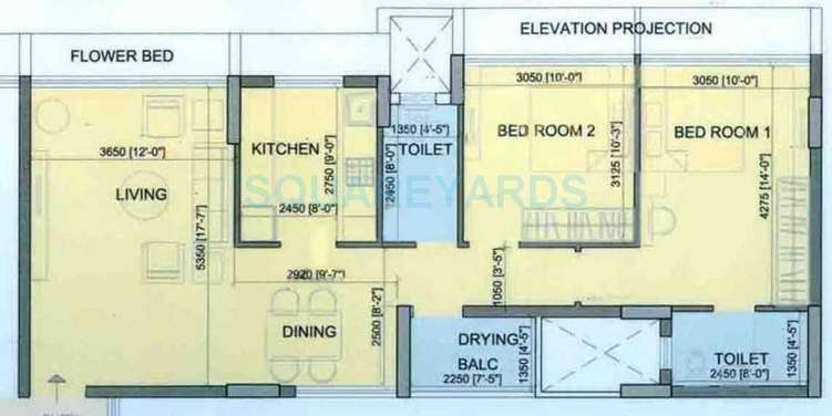 runwal the orchard residency apartment 2bhk 1225sqft1