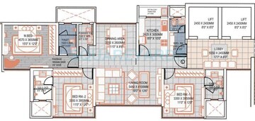  3 BHK Apartment at Runwal The Reserve, Worli – for Sale