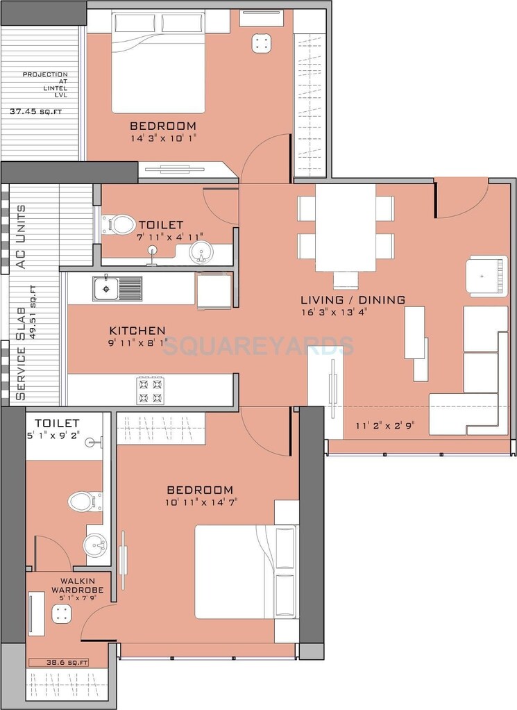 Other, ruparel-ariana 2 Bedroom 770 Sq.Ft. Apartment In Police Line Mumbai 8779071