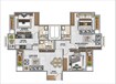 Ruparel Arista 3 BHK Layout