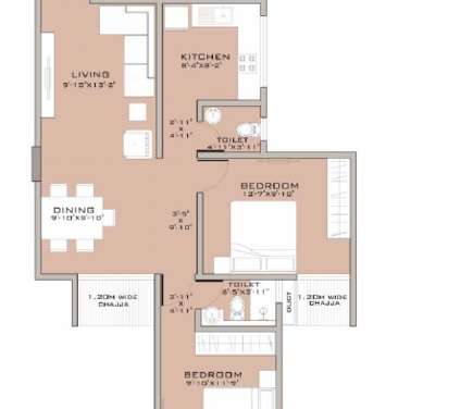 ruparel elavia apartment 2 bhk 458sqft 20213701153709