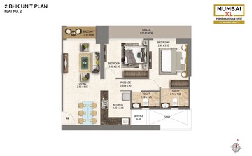  2 BHK Apartment at Ruparel Mumbai XL, Kandivali West – for Sale