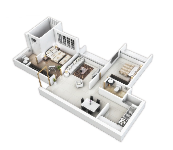 ruparel orion apartment 2 bhk 814sqft 20232004012004