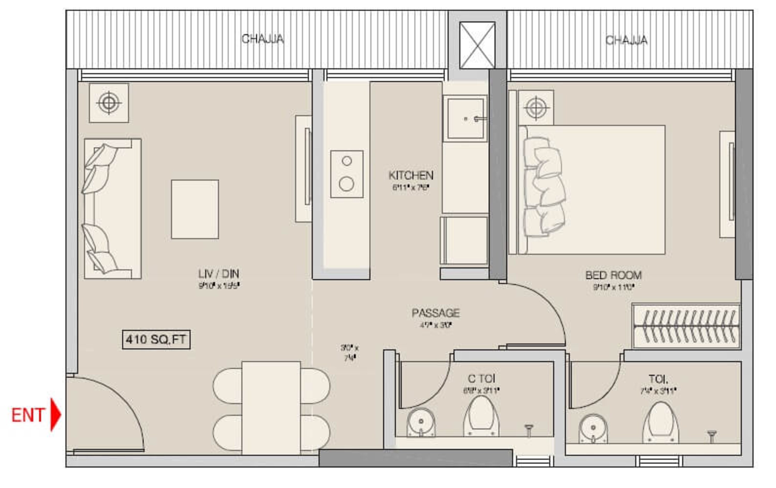 ruparel regalia apartment 1bhk 675sqft 1