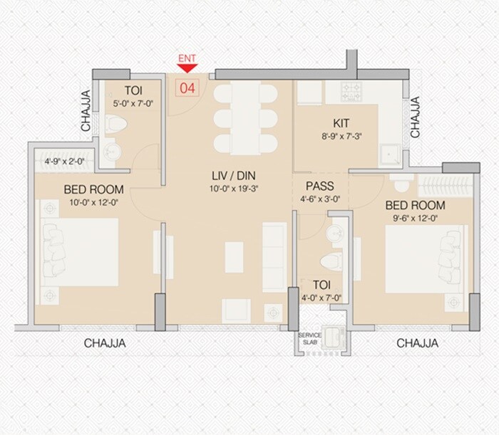 Other, ruparel-urbana 2 Bedroom 596 Sq.Ft. Apartment In Milan Nagar Mumbai 8266988