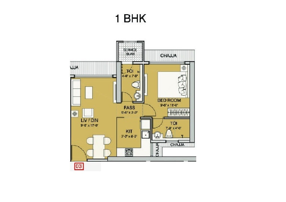 Other, ruparel-vivanza 1 Bedroom 424 Sq.Ft. Apartment In Byculla Mumbai 8915282