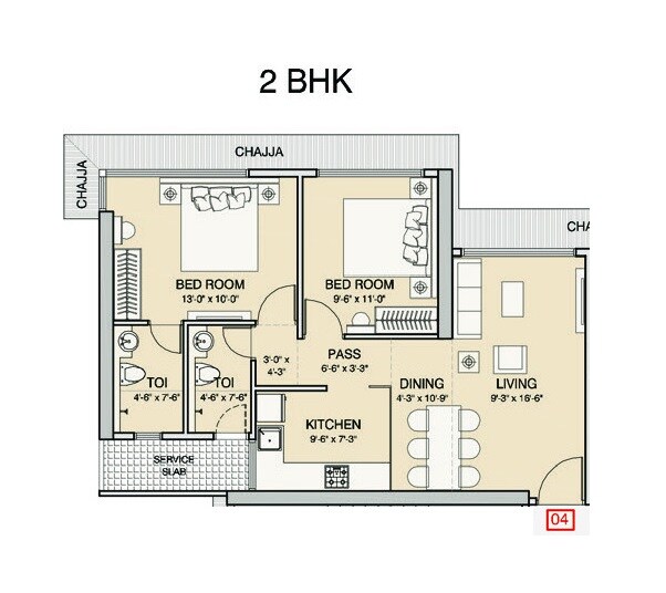 Other, ruparel-vivanza 2 Bedroom 635 Sq.Ft. Apartment In Byculla Mumbai 7780760