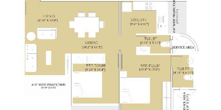 ruparel west park apartment 2 bhk 1072sqft 20202403172418