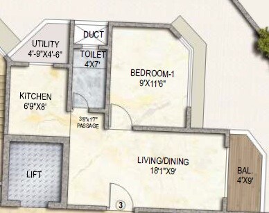 Other, rupvakula-prime-vista 1 Bedroom 433 Sq.Ft. Apartment In Ghatkopar East Mumbai 6491118