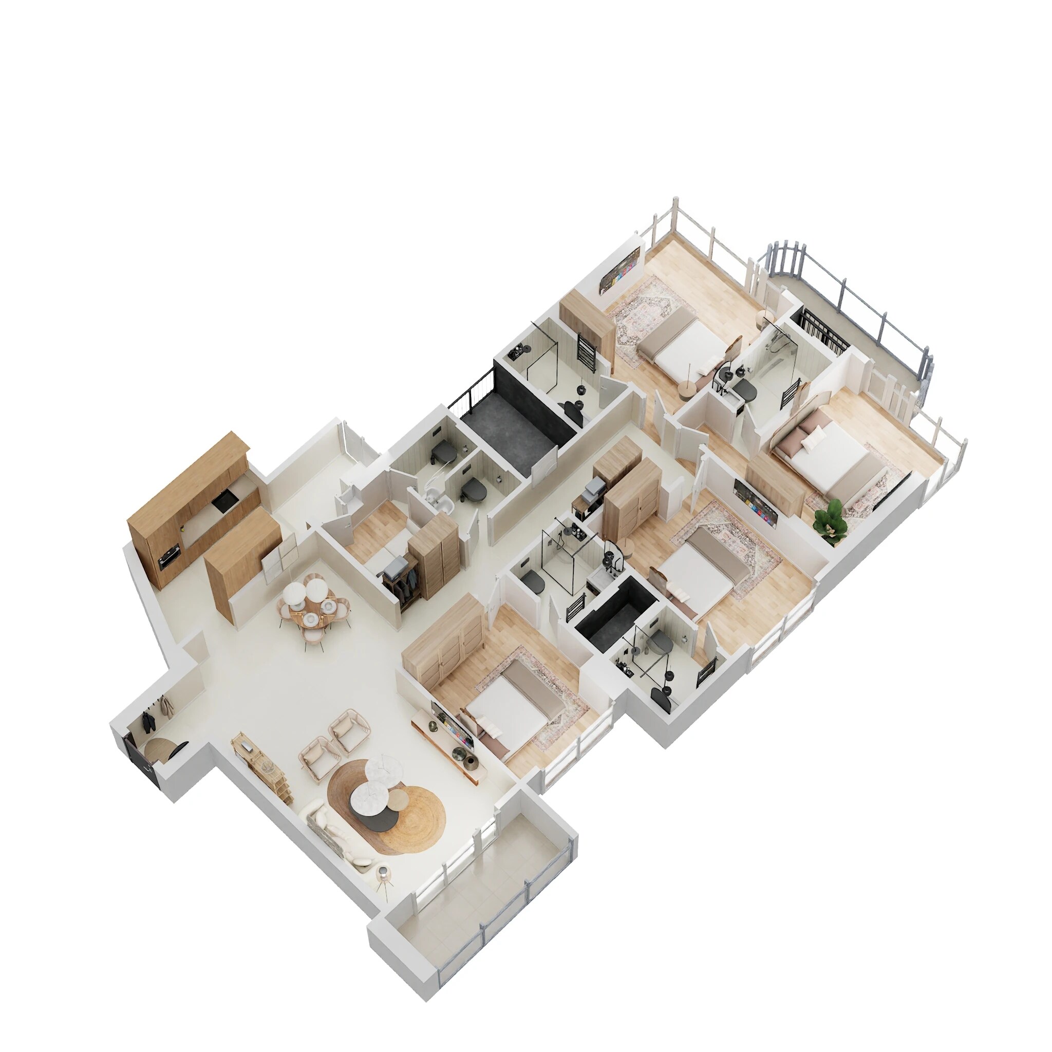 4 BHK 1515 Sq. Ft. Apartment