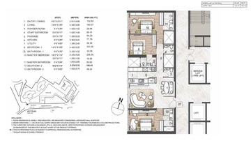 3 BHK Apartment at Rustomjee Crown, Prabhadevi – for Sale