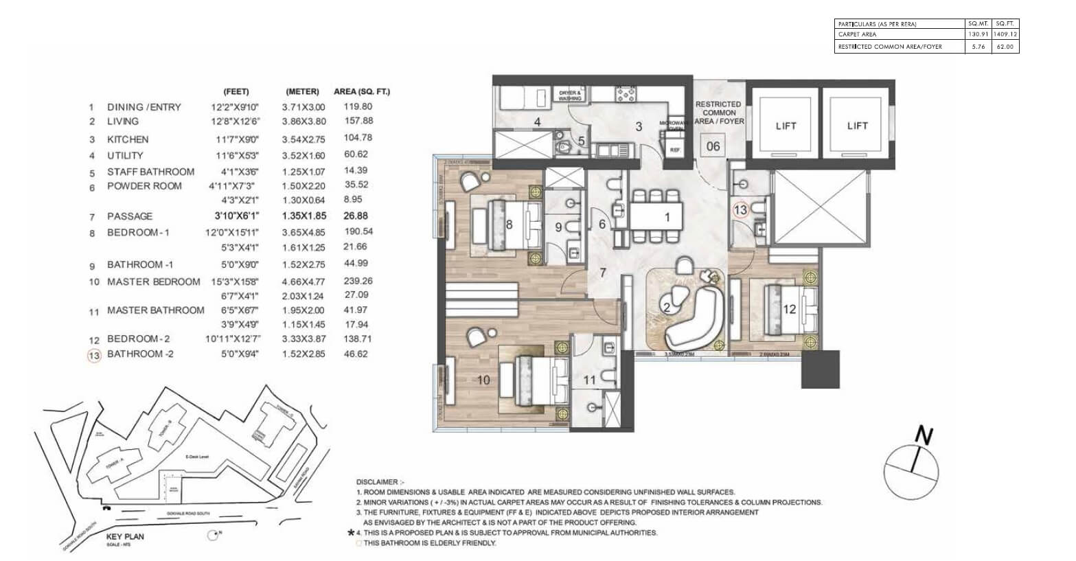 Rustomjee Crown in Prabhadevi, Mumbai @ 7.50 Cr | Price List, Reviews ...