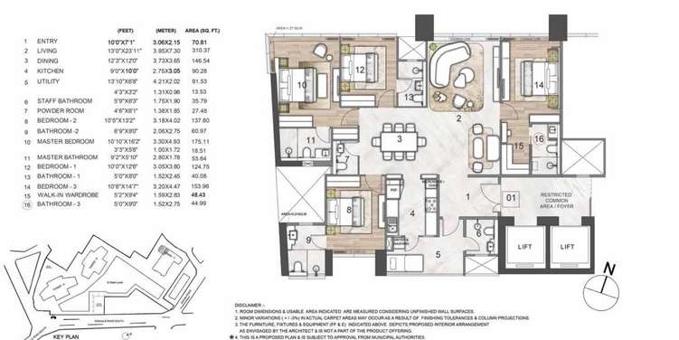 rustomjee crown apartment 4 bhk 1991sqft 20223204143200