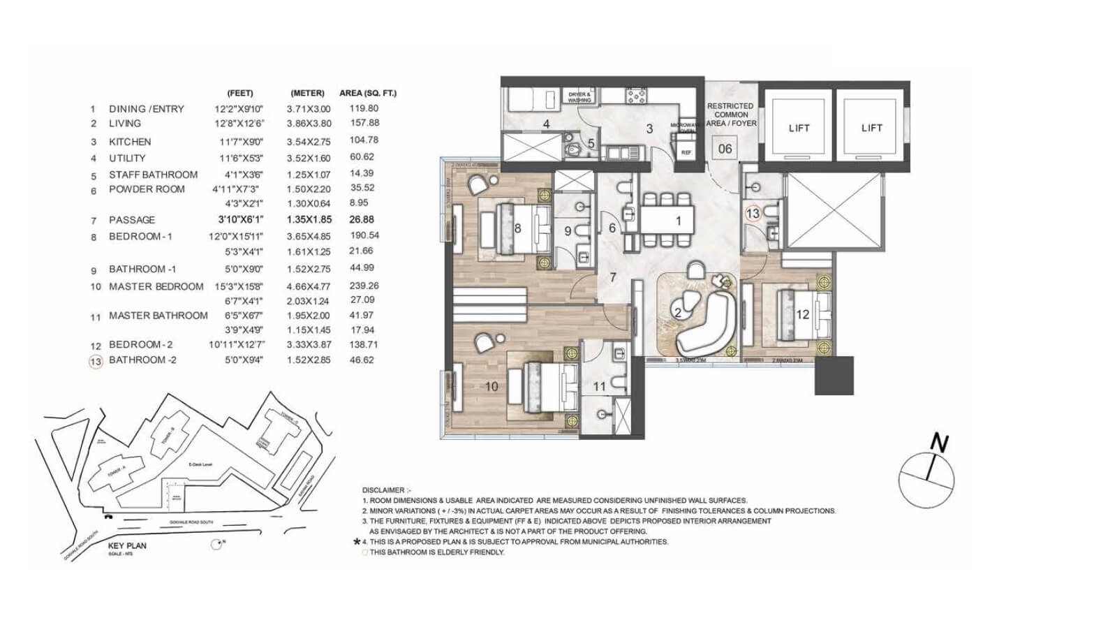 Rustomjee Crown Phase 2 in Prabhadevi, Mumbai @ 7.50 Cr | Price List ...