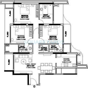  3 BHK Apartment at Rustomjee Elita, Juhu – for Sale