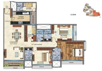  3 BHK Apartment at Rustomjee Le Reve, Khar West – for Rent