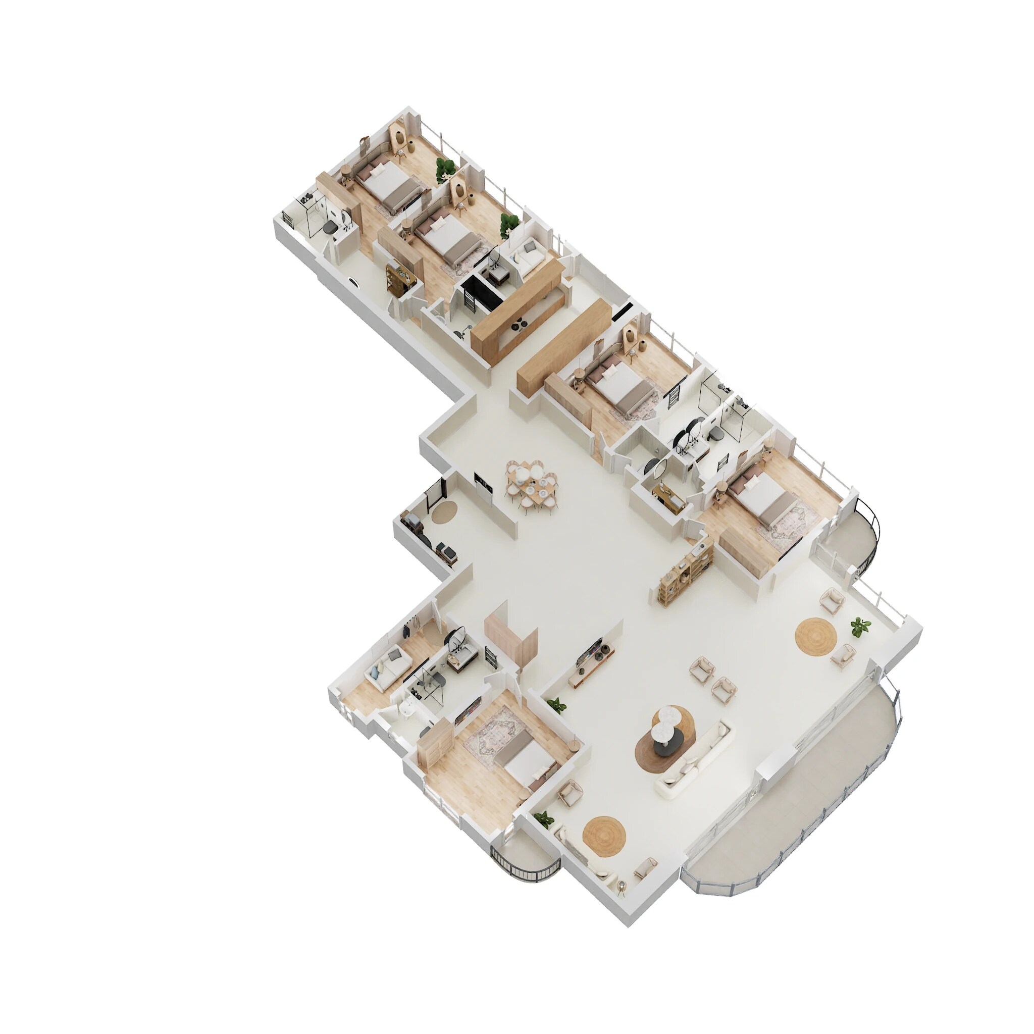 5 BHK 3912 Sq. Ft. Apartment