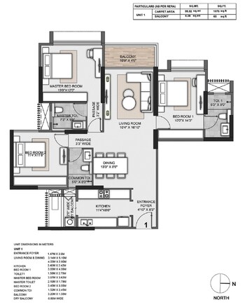  3 BHK Apartment at Rustomjee Paramount, Khar West – for Sale