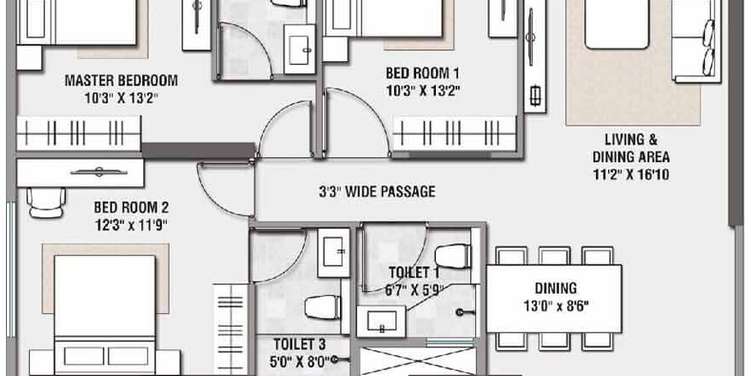 rustomjee paramount apartment 3 bhk 1340sqft 20220504160530
