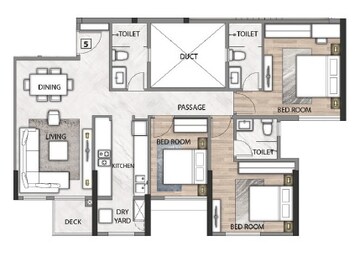  3 BHK Apartment at Rustomjee Seasons, Bandra East – for Sale