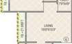 S R Anand Kirti Tower 1 BHK Layout