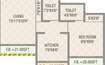 S R Anand Kirti Tower 1 BHK Layout