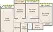 S R Anand Kirti Tower 2 BHK Layout