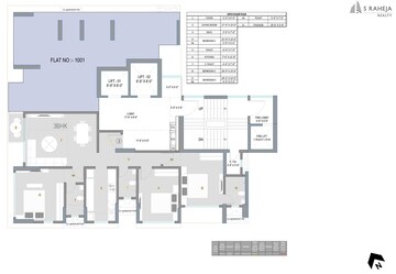  3 BHK Apartment at S Raheja Avisa, Bandra West – for Sale