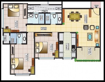  3 BHK Apartment at Sabari Palm View, Chembur – for Sale