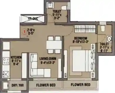 Sairam Shree Ram Complex Floor Plans - Virar West, Mumbai