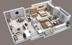 Salasar Kasturi Solitaire 2 BHK Layout