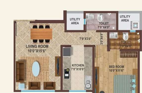 sandhya heritage apartment 1 bhk 496sqft 20210114130119