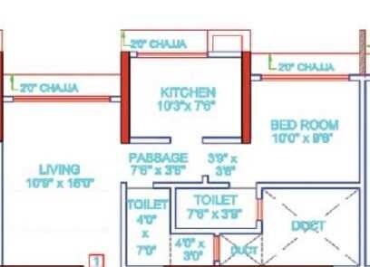 Other, andheri east 2 Bedroom 536 Sq.Ft. Apartment In Andheri East Mumbai 9159430