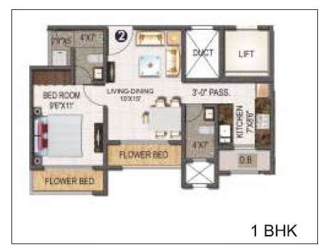 sanghvi ecocity apartment 1 bhk 905sqft 20213926193931
