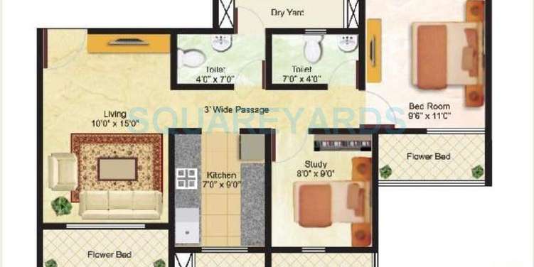 sanghvi ecocity apartment 1bhk 900sqft1