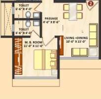 sanghvi one apartment 1 bhk 398sqft 20204324164345